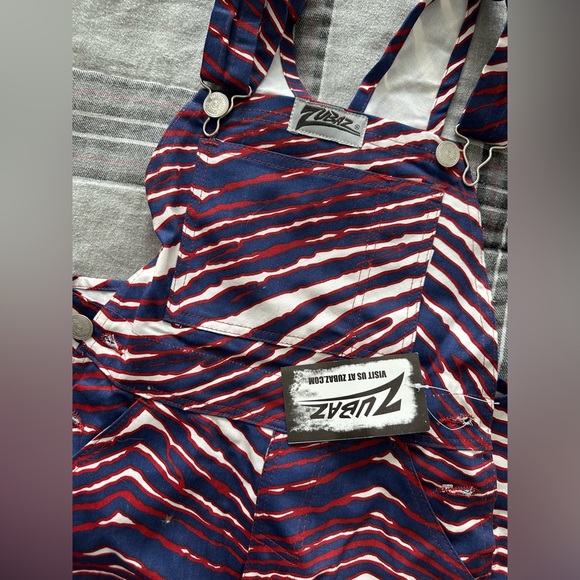 Zubaz Denim - Women’s Buffalo Bills Zubaz Overalls NWT
